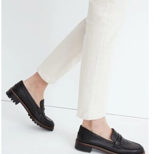 Madewell The Corinne Lugsole Loafer in True‎ Black Women's Size 9 1/2
